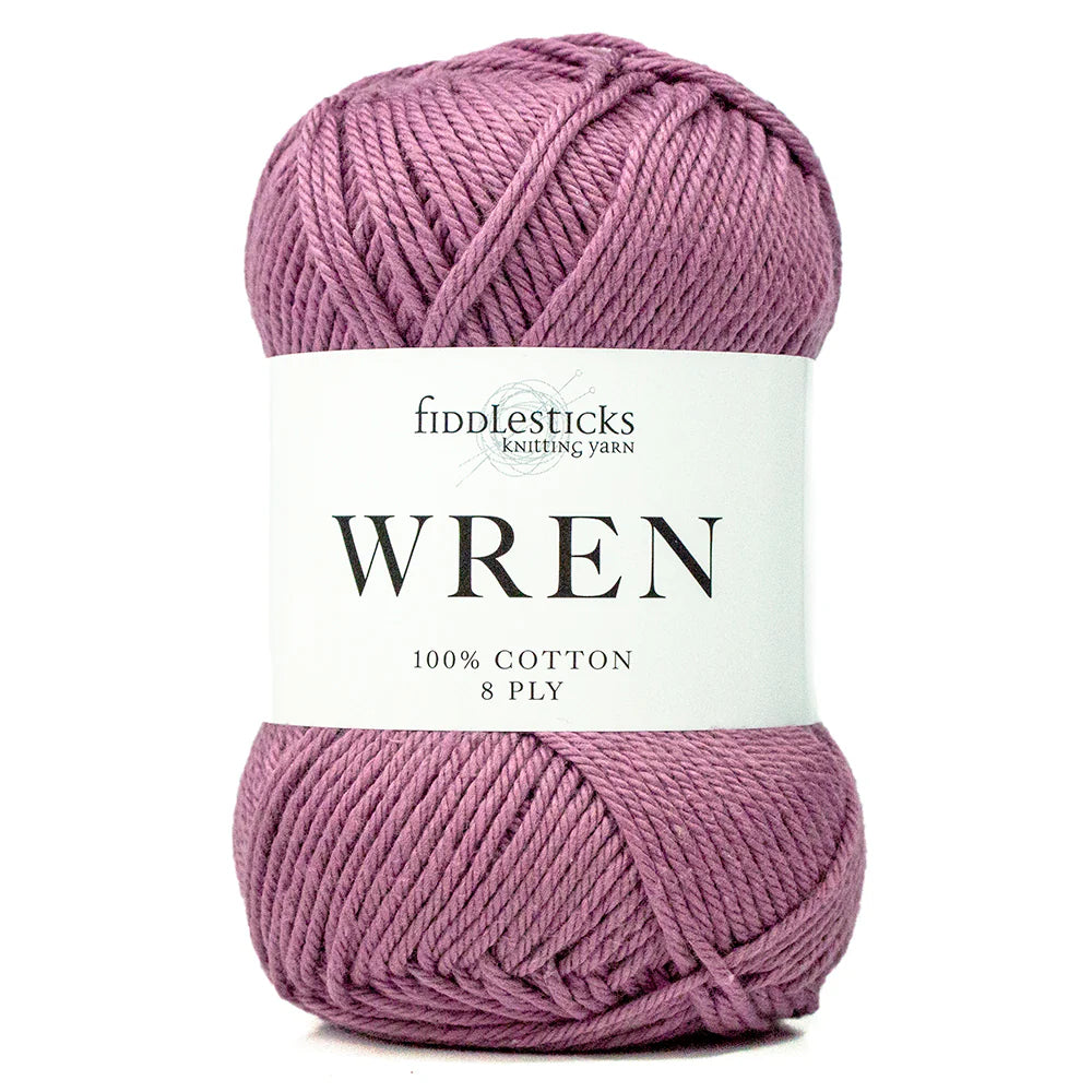 Fiddlesticks 100% Cotton 8 Ply Wren Yarn