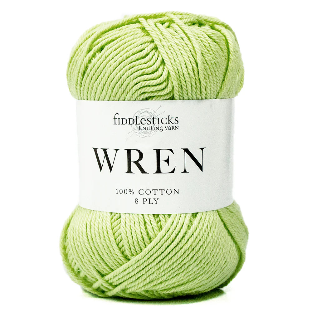 Fiddlesticks 100% Cotton 8 Ply Wren Yarn