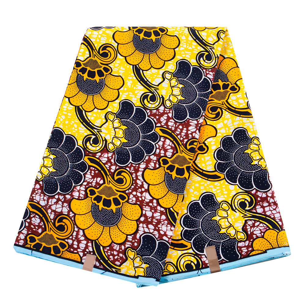 African Ankara Wax Prints 6 Yard Panels