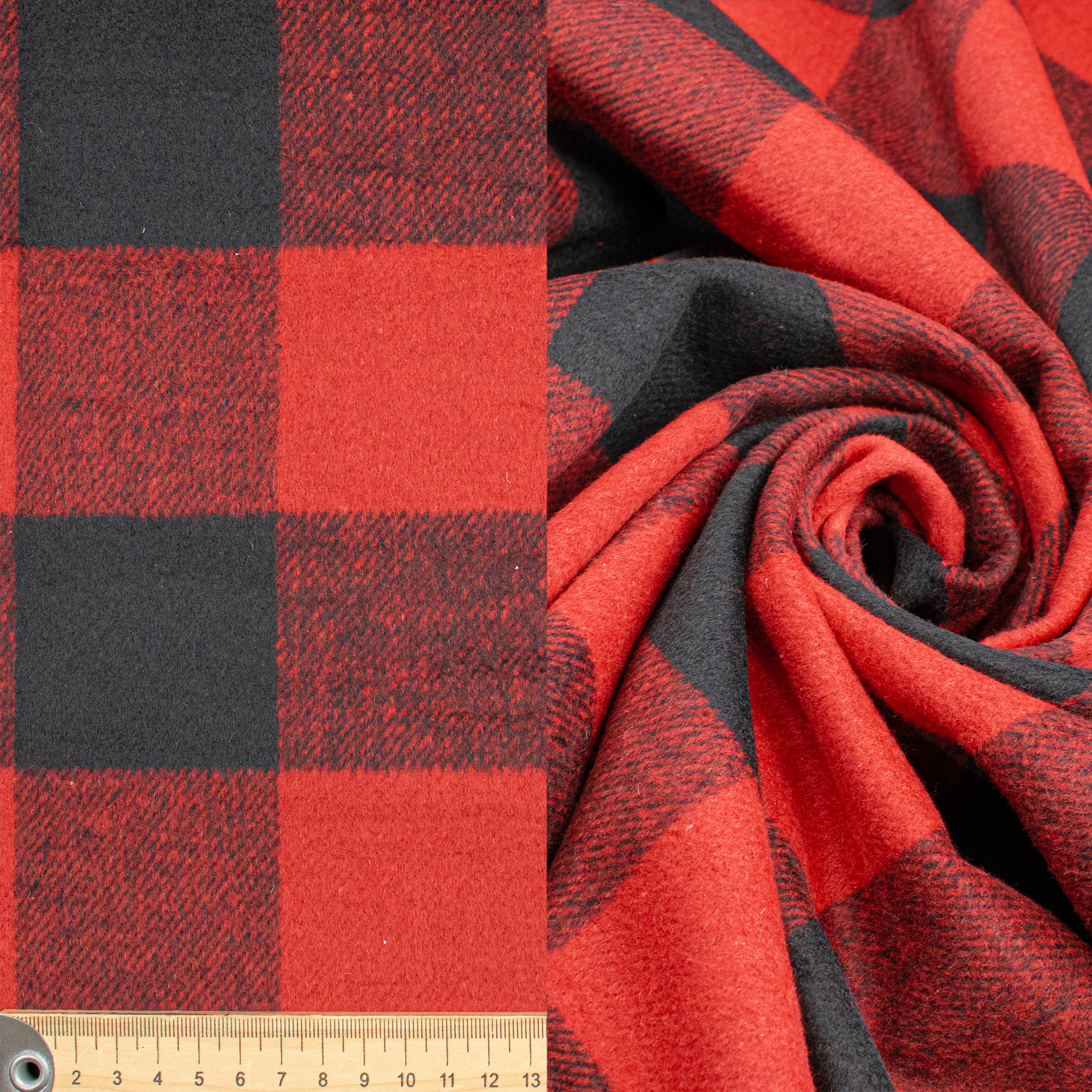 Wool Melton Checks