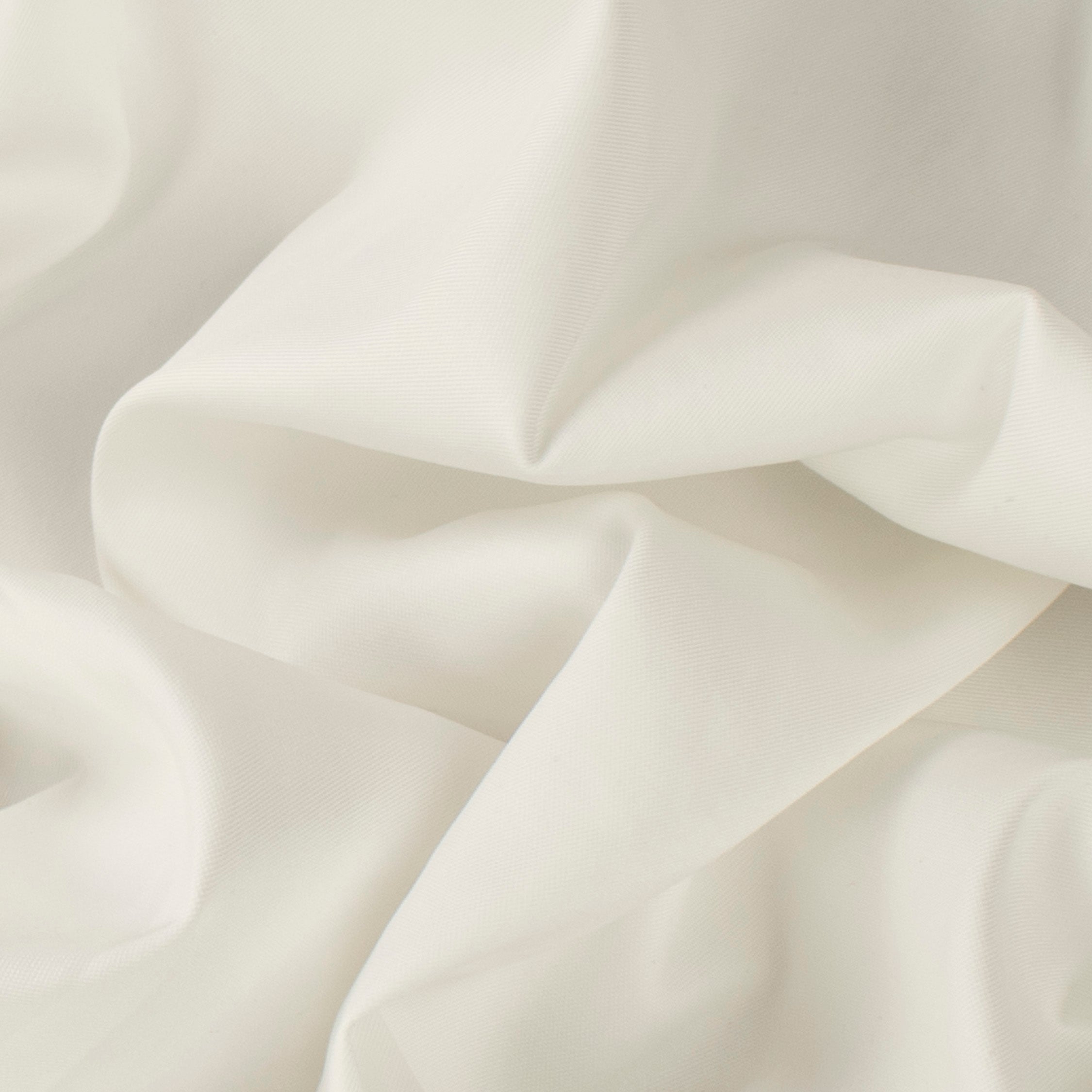 Japanese Nikkei Slight Stretch Twill Suiting - Design-40520 White