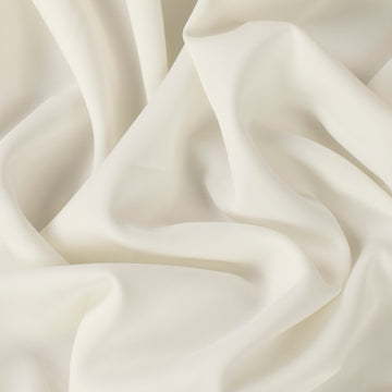 Japanese Nikkei Soft Crepe Suiting - Design-42695 White