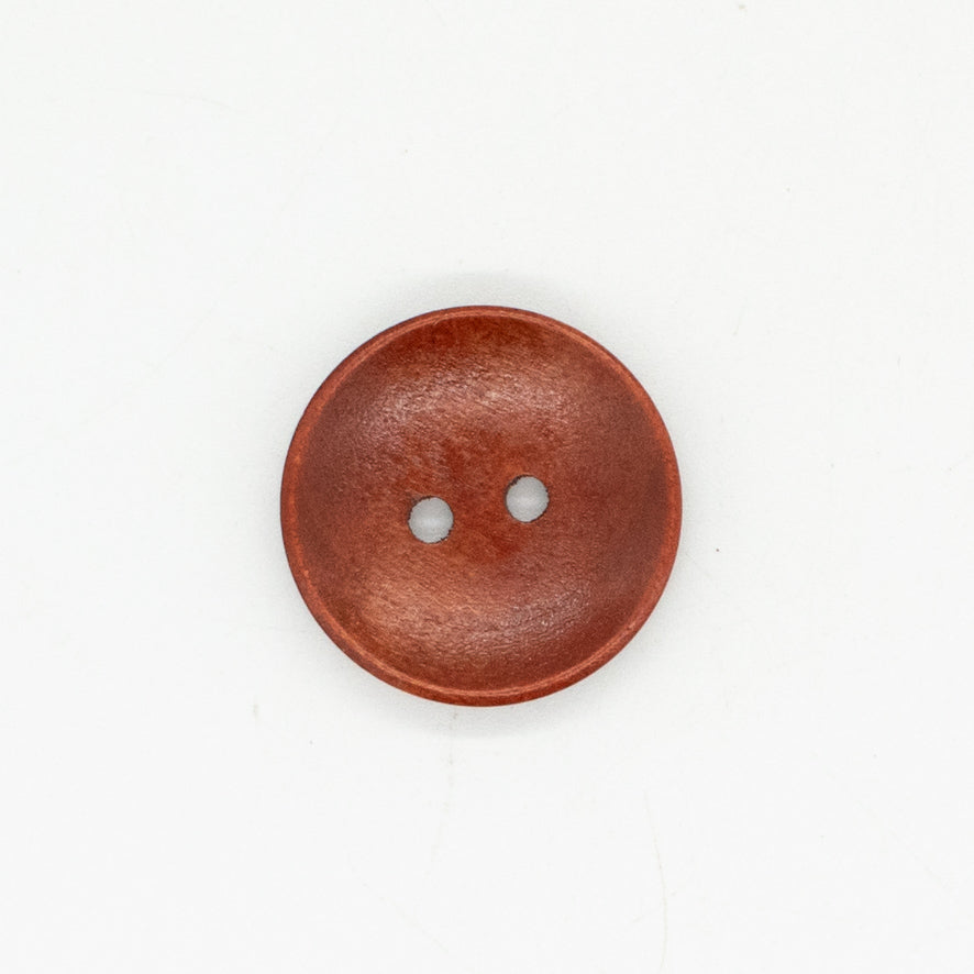 2-Hole Classic Dome Wooden Button