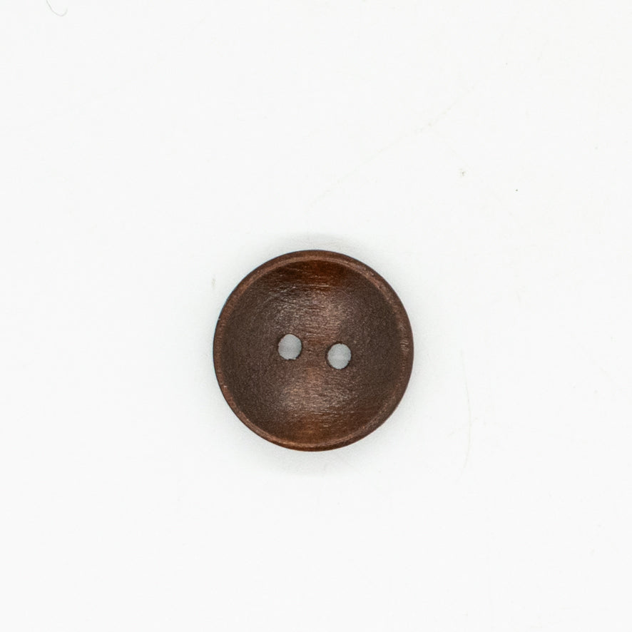 2-Hole Classic Dome Wooden Button