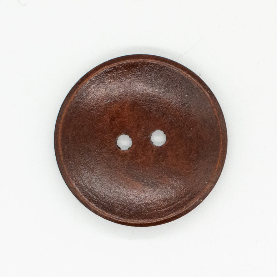2-Hole Classic Dome Wooden Button