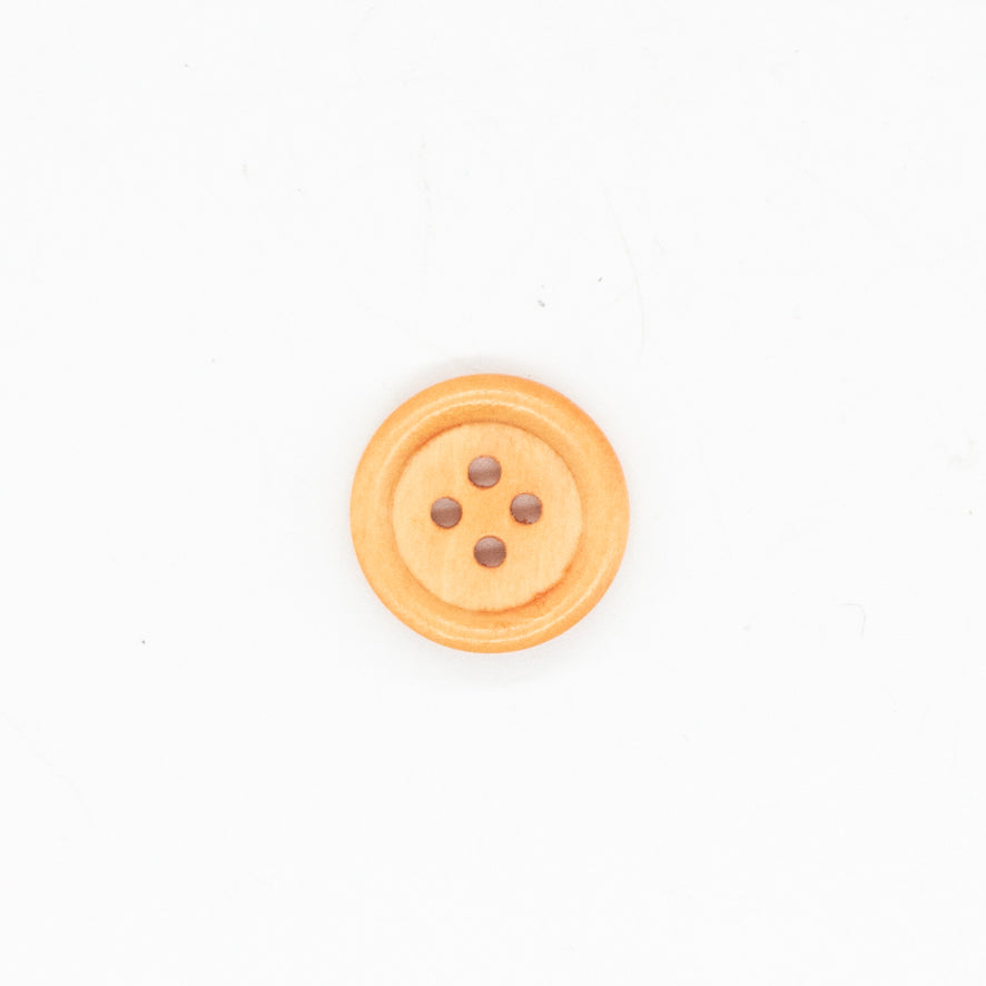 4-Hole Classic Rimmed Wooden Button
