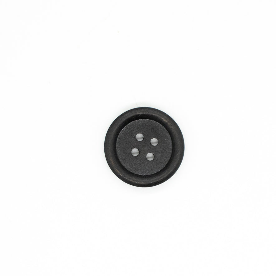 4-Hole Classic Rimmed Wooden Button