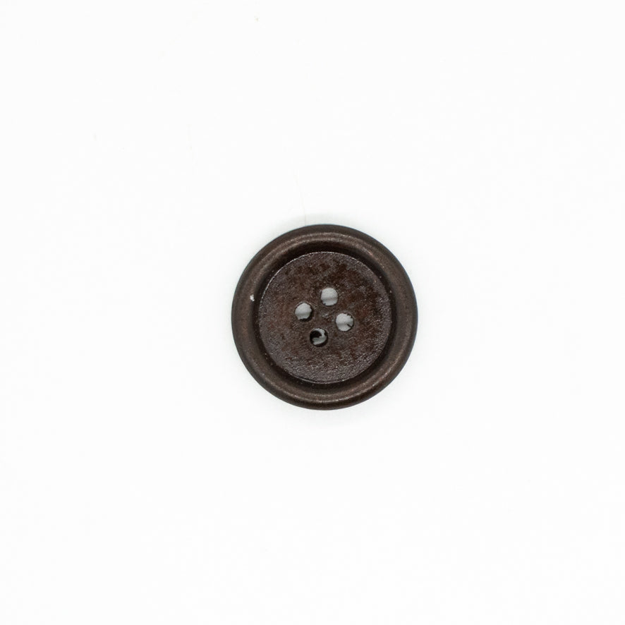 4-Hole Classic Rimmed Wooden Button