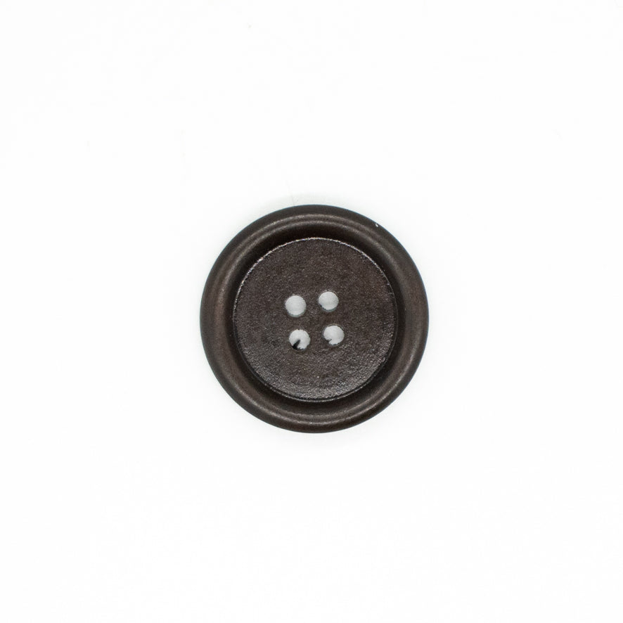 4-Hole Classic Rimmed Wooden Button