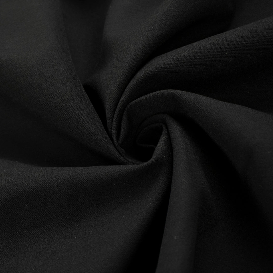 Premium Japanese Stretch Wool Suiting - Black 140cm