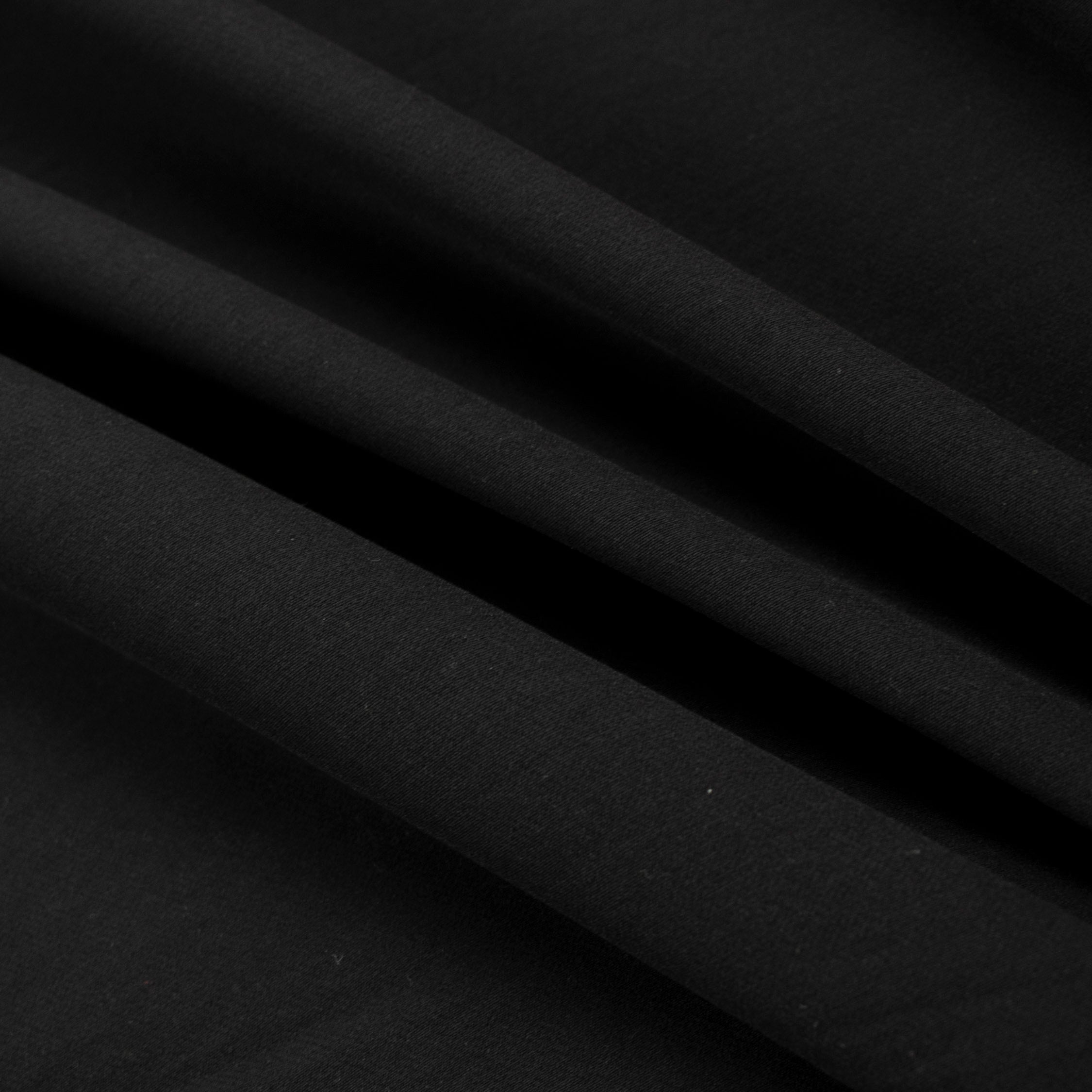 Premium Japanese Stretch Wool Suiting - Black 140cm