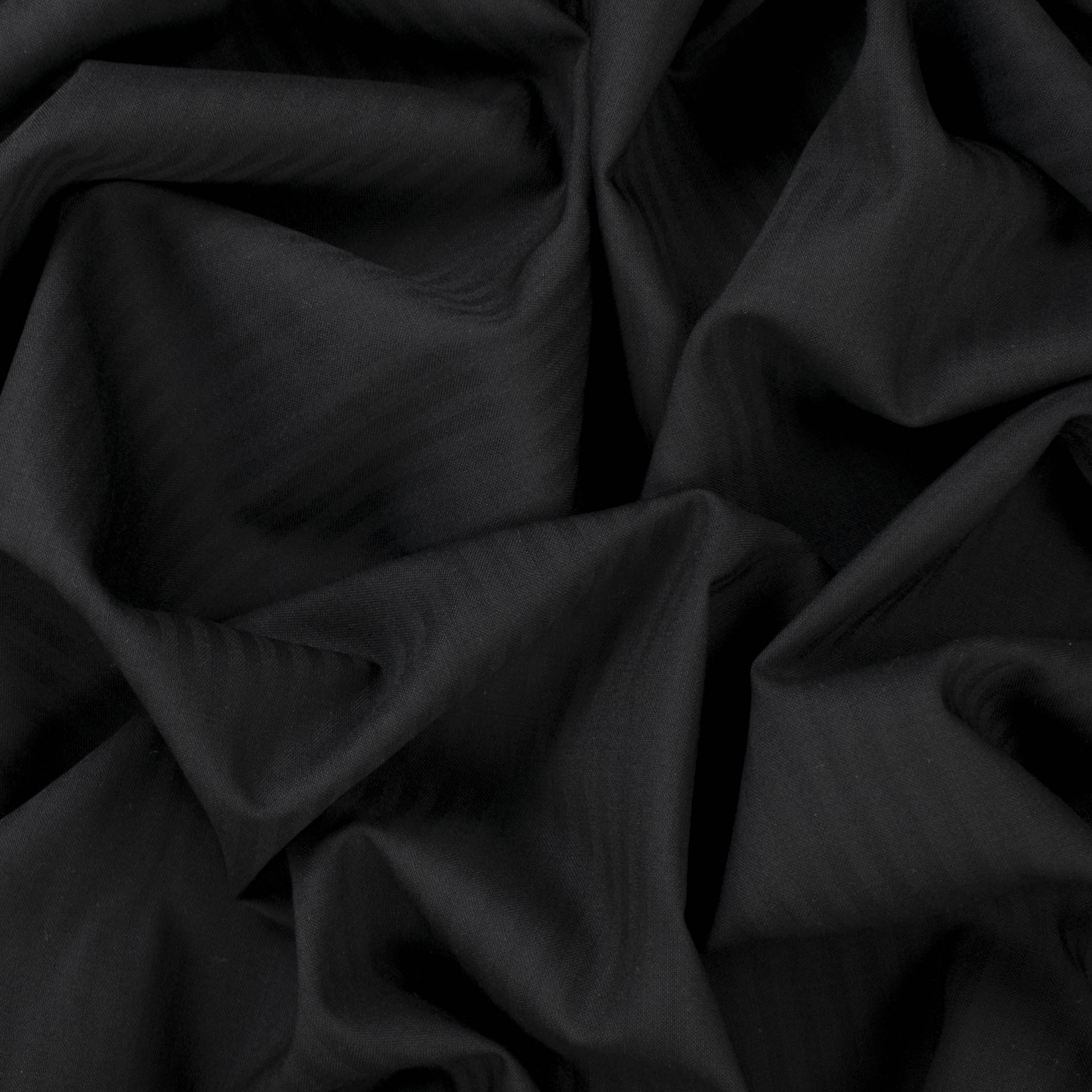 Premium Japanese Wool Summer Suiting - Black Pinstripe