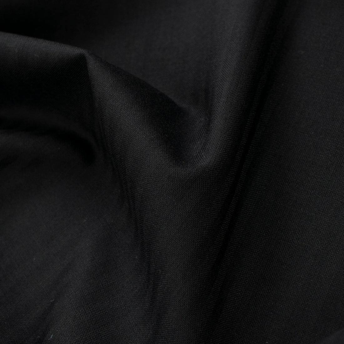 Premium Japanese Wool Summer Suiting - Black Pinstripe