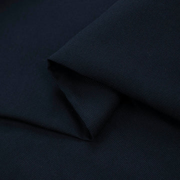 Japanese Cotton Ribbed Twill Suiting - Navy