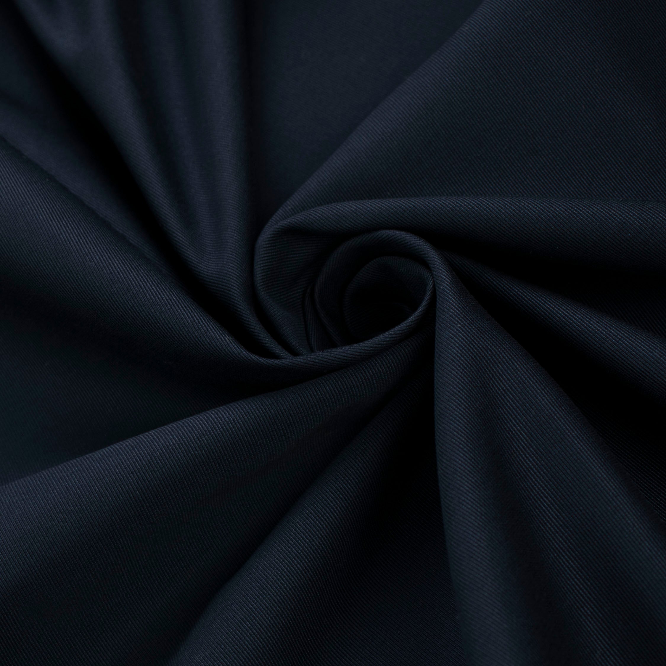 Japanese Cotton Ribbed Twill Suiting - Navy