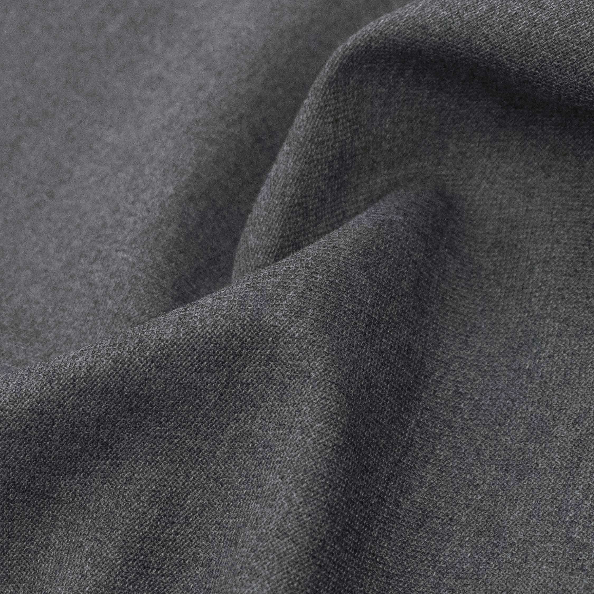 Japanese Wool Blend Suiting Medium Weight Design-23 Grey