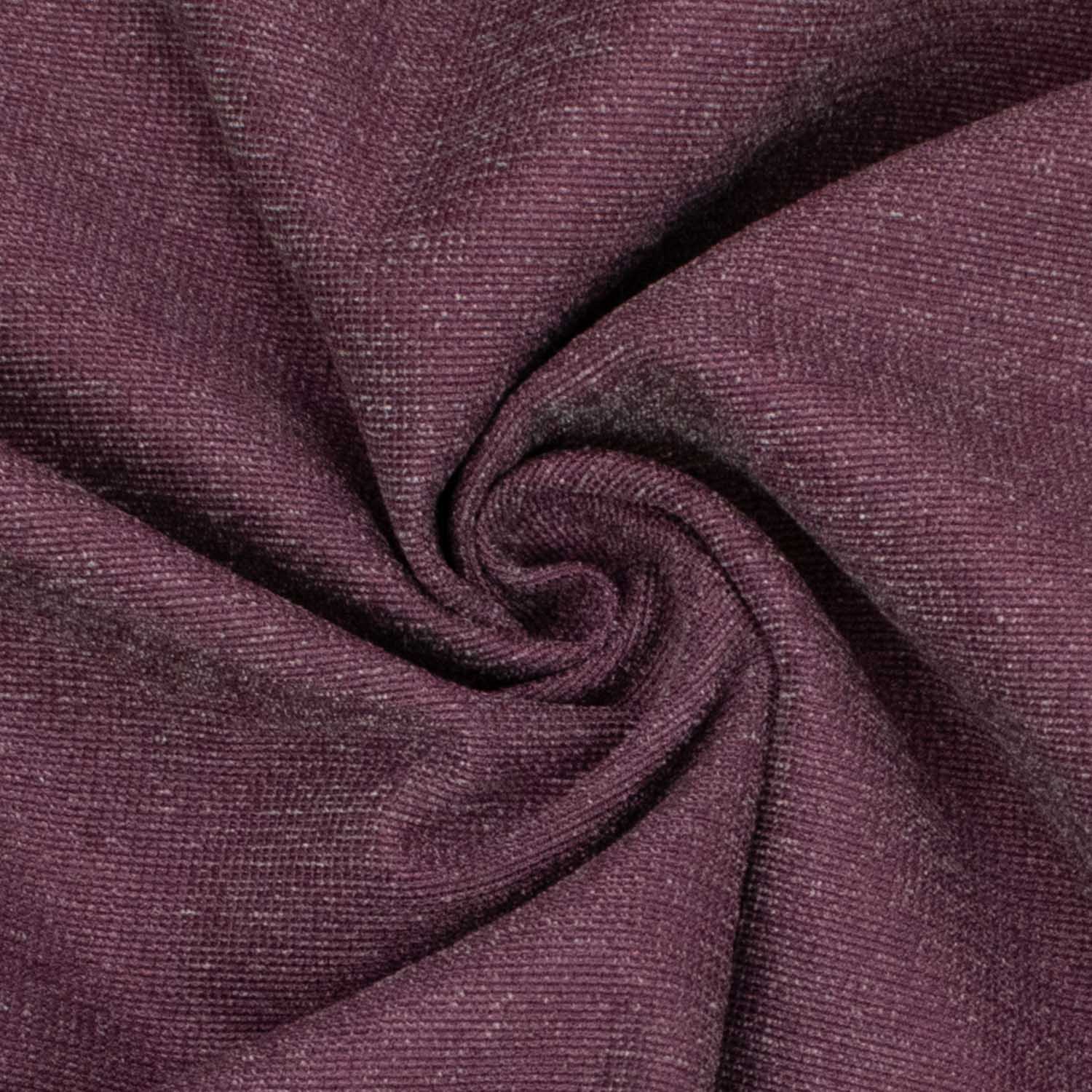 Dark Purple Linen Look Canvas Curtaining/Upholstery