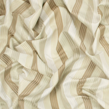 Pyrrole by Zepel - Curtaining/Upholstery Sateen Stripe Jacquard