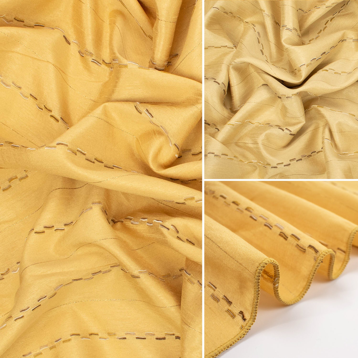 Stripe Embroidery Taffeta Curtaining/Upholstery
