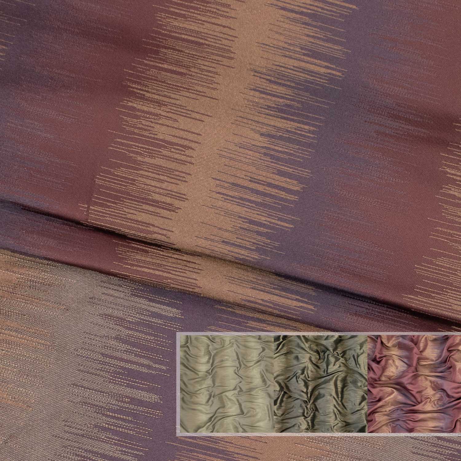 Metol by Zepel - Curtaining/Upholstery Wave Stripe Jacquard