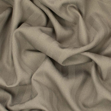 Shetland by Zepel - Curtaining/Upholstery Grey Stripe Twill