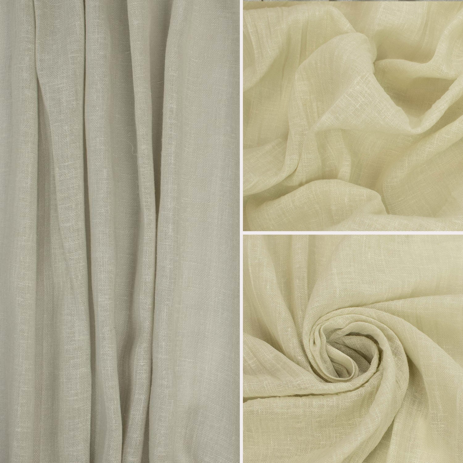 Squeeze by Zepel Curtain Linen Blend Sheer Fabric