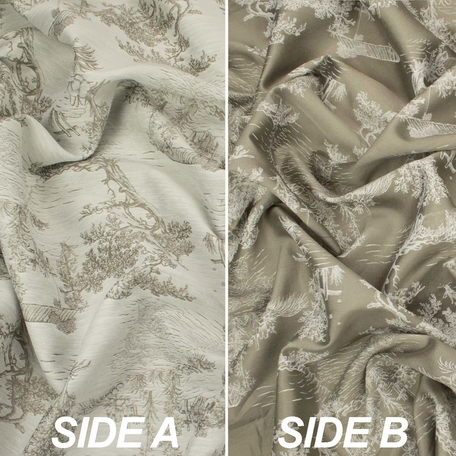 Turkish Curtaining/Upholstery Pastoral Scene Jacquard