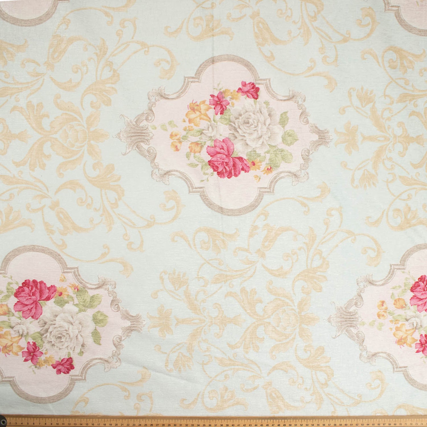 Imperial Collection Vintage Flower Printed Curtaining/Upholstery Fabric