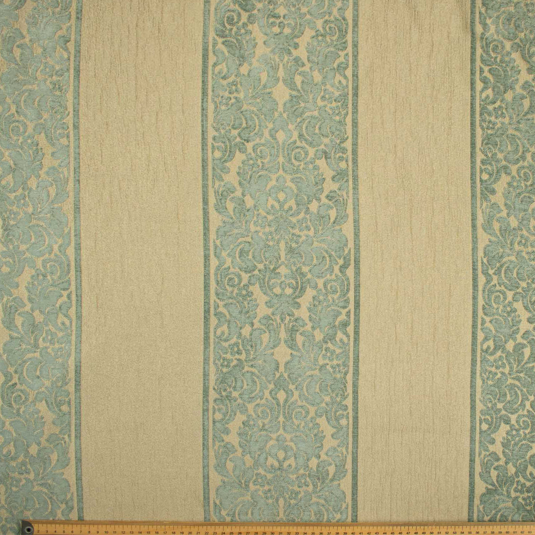 Turkish Curtaining/Upholstery Damask Chenille Metallic Stripes Jacquard