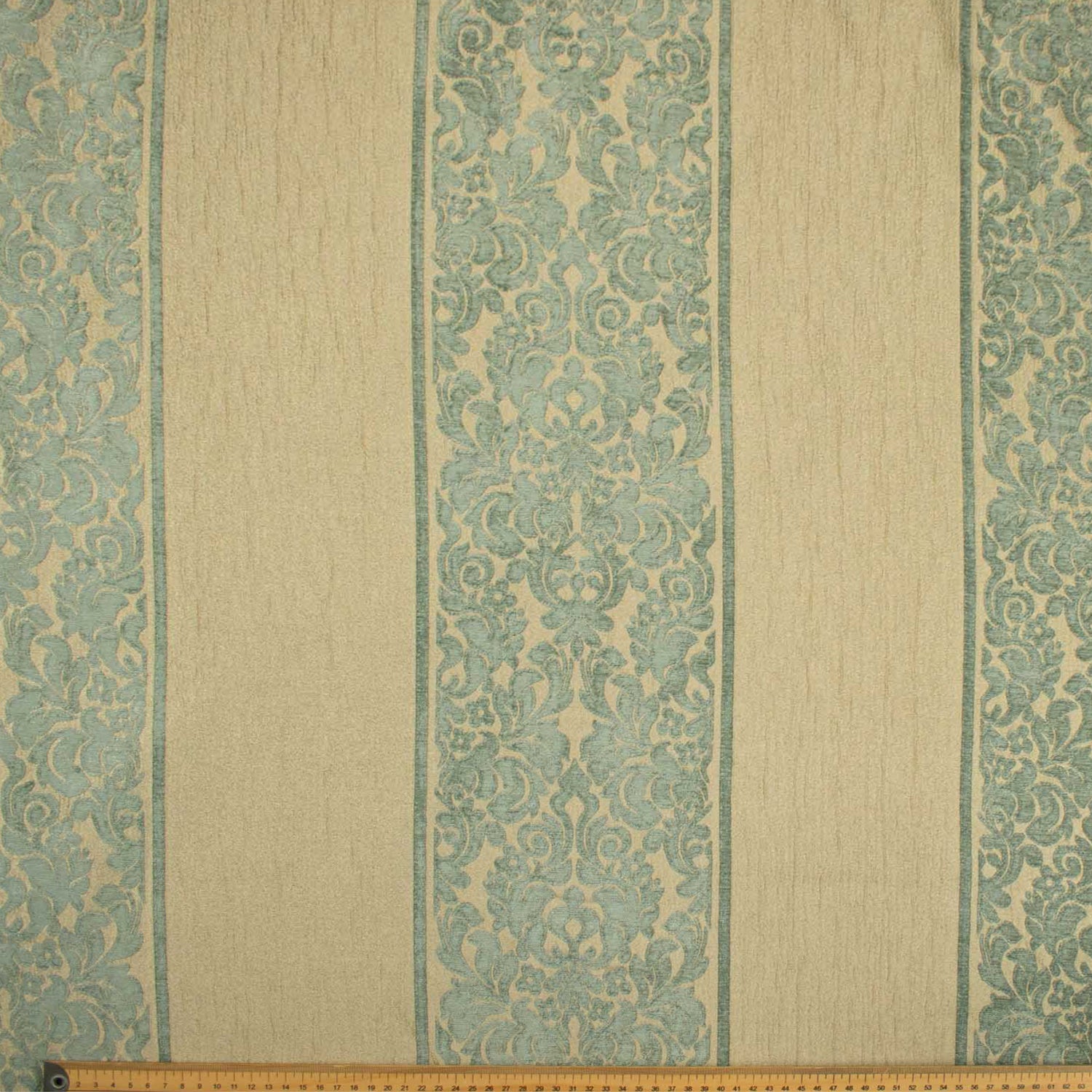 Turkish Curtaining/Upholstery Damask Chenille Metallic Stripes Jacquard