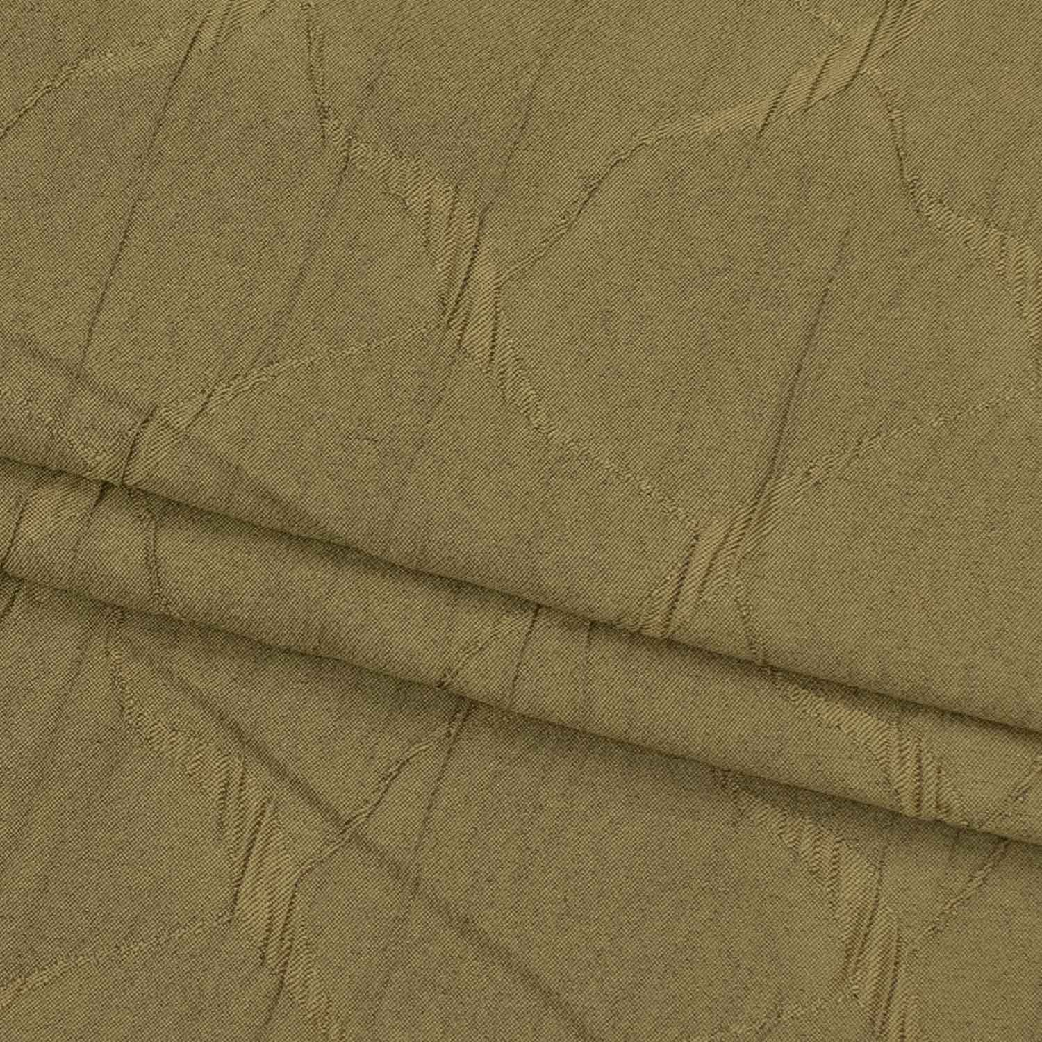 Metallic Textured Crushed Geometric Curtaining/Upholstery