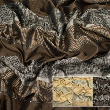 Turkish Stripes Sateen Jacquard Curtaining/Upholstery