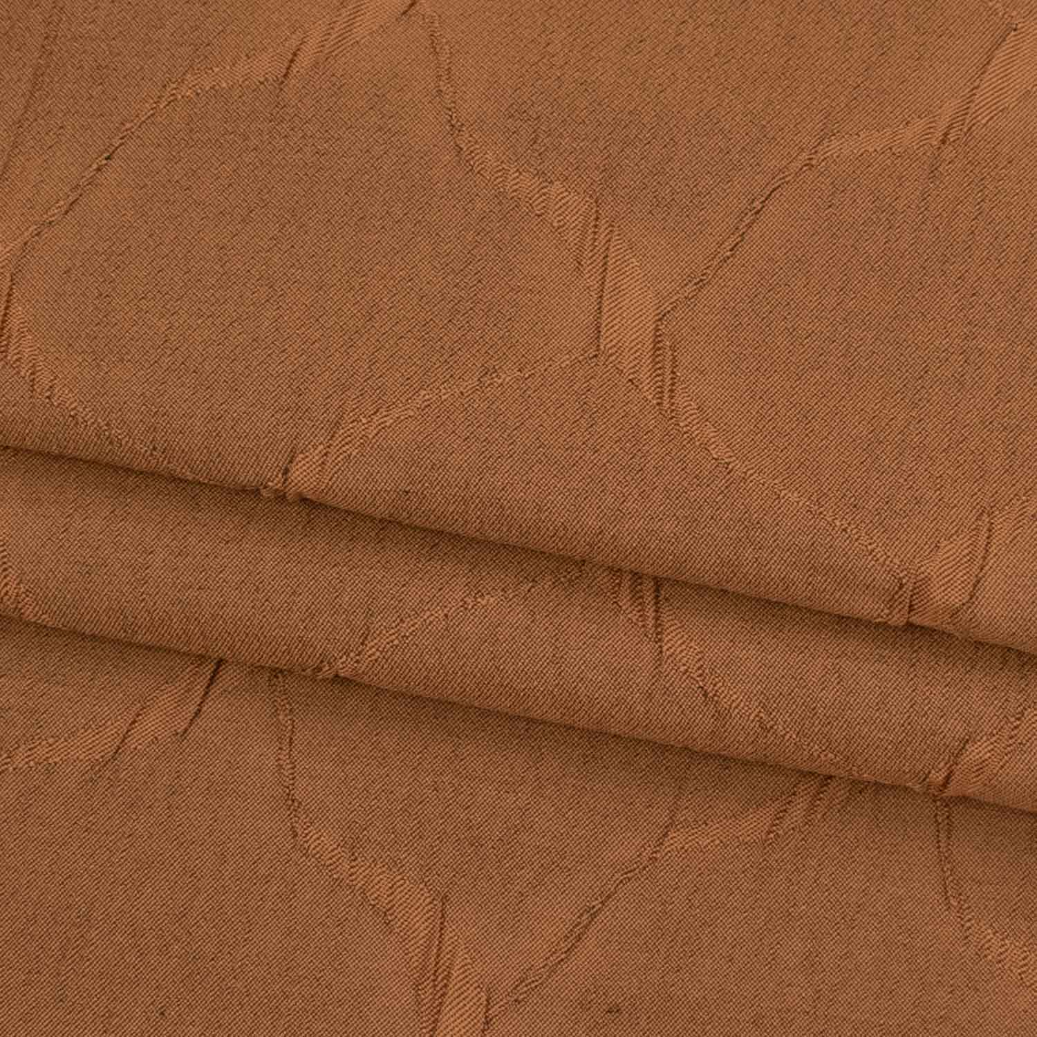 Metallic Textured Crushed Geometric Curtaining/Upholstery