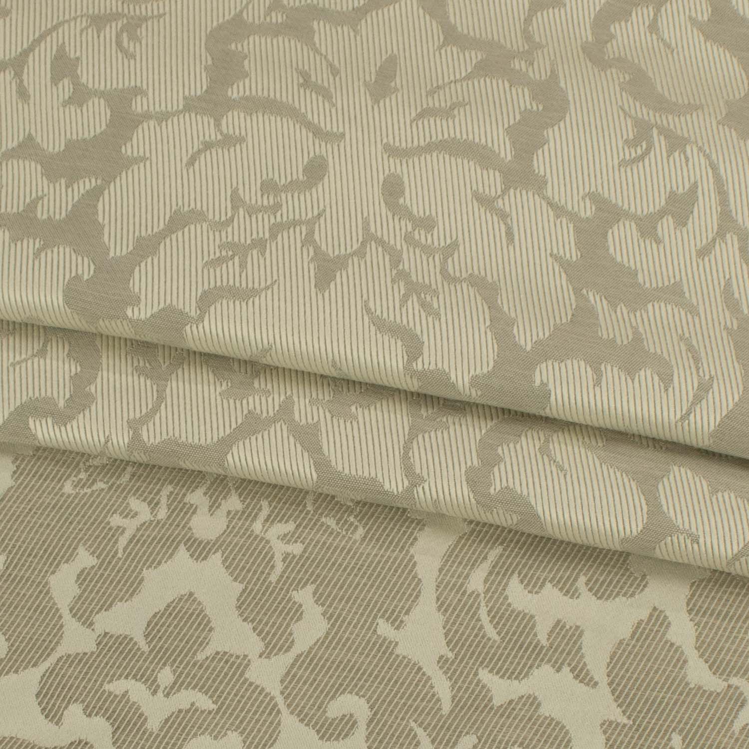 Adagio by Zepel - Curtaining/Upholstery Cream Embossed Jacquard
