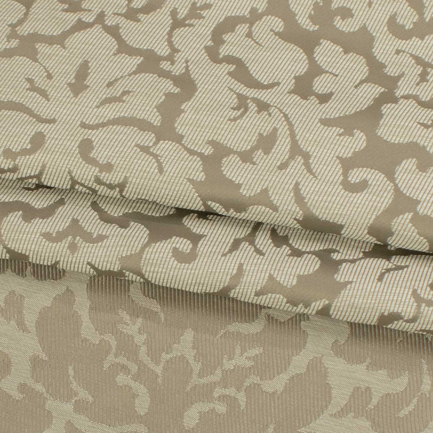 Adagio by Zepel - Curtaining/Upholstery Cream Embossed Jacquard