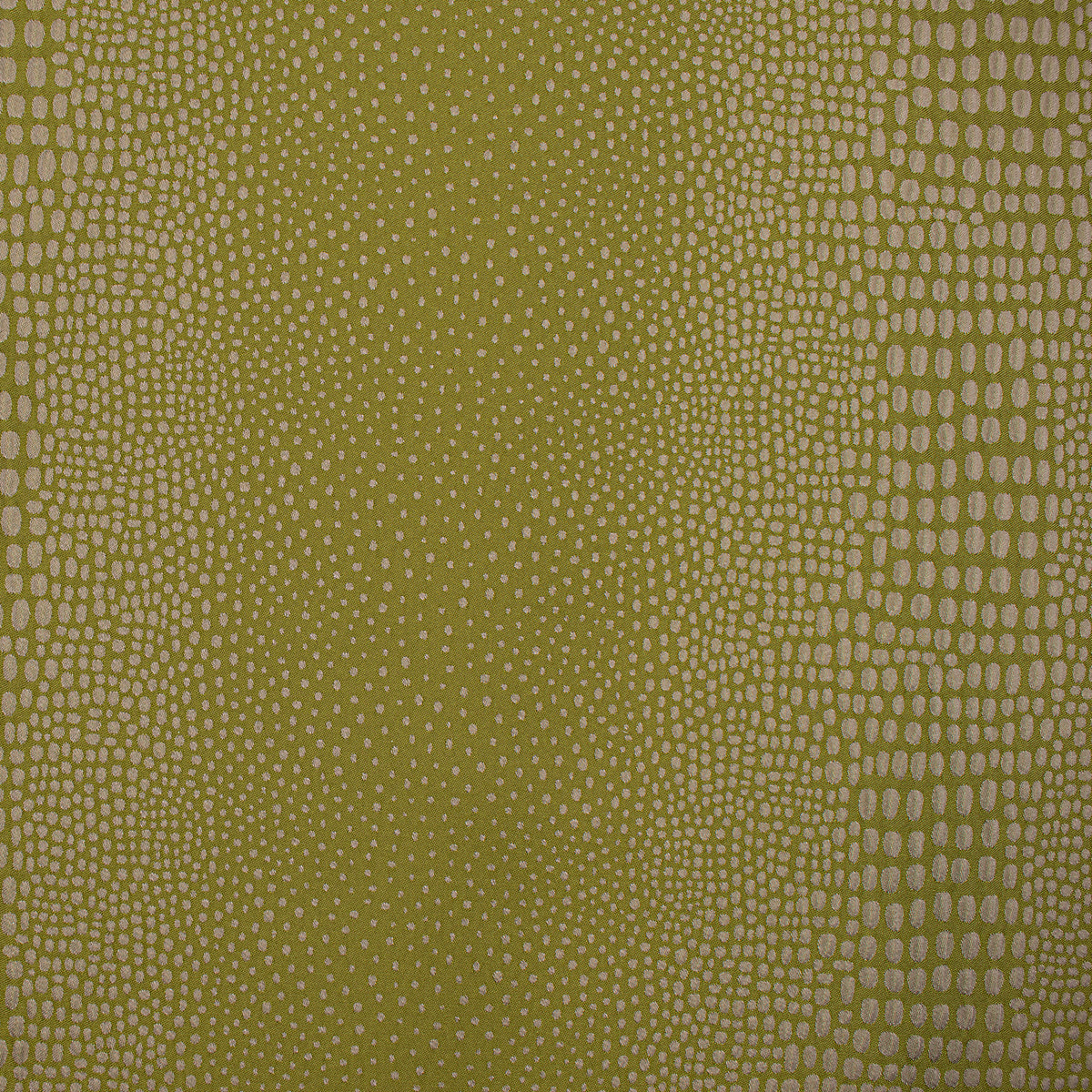 Abstract Animal Spots Suiting/Upholstery Jacquard in Olive
