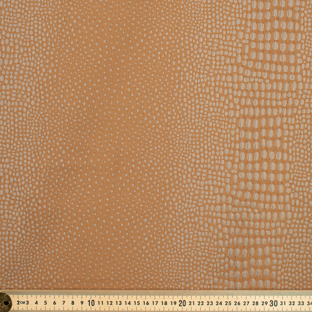 Abstract Animal Spots Suiting/Upholstery Jacquard in Latte