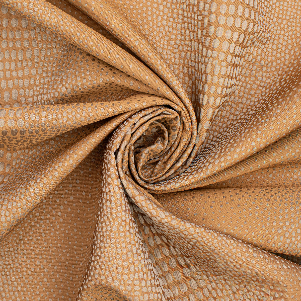 Abstract Animal Spots Suiting/Upholstery Jacquard in Latte