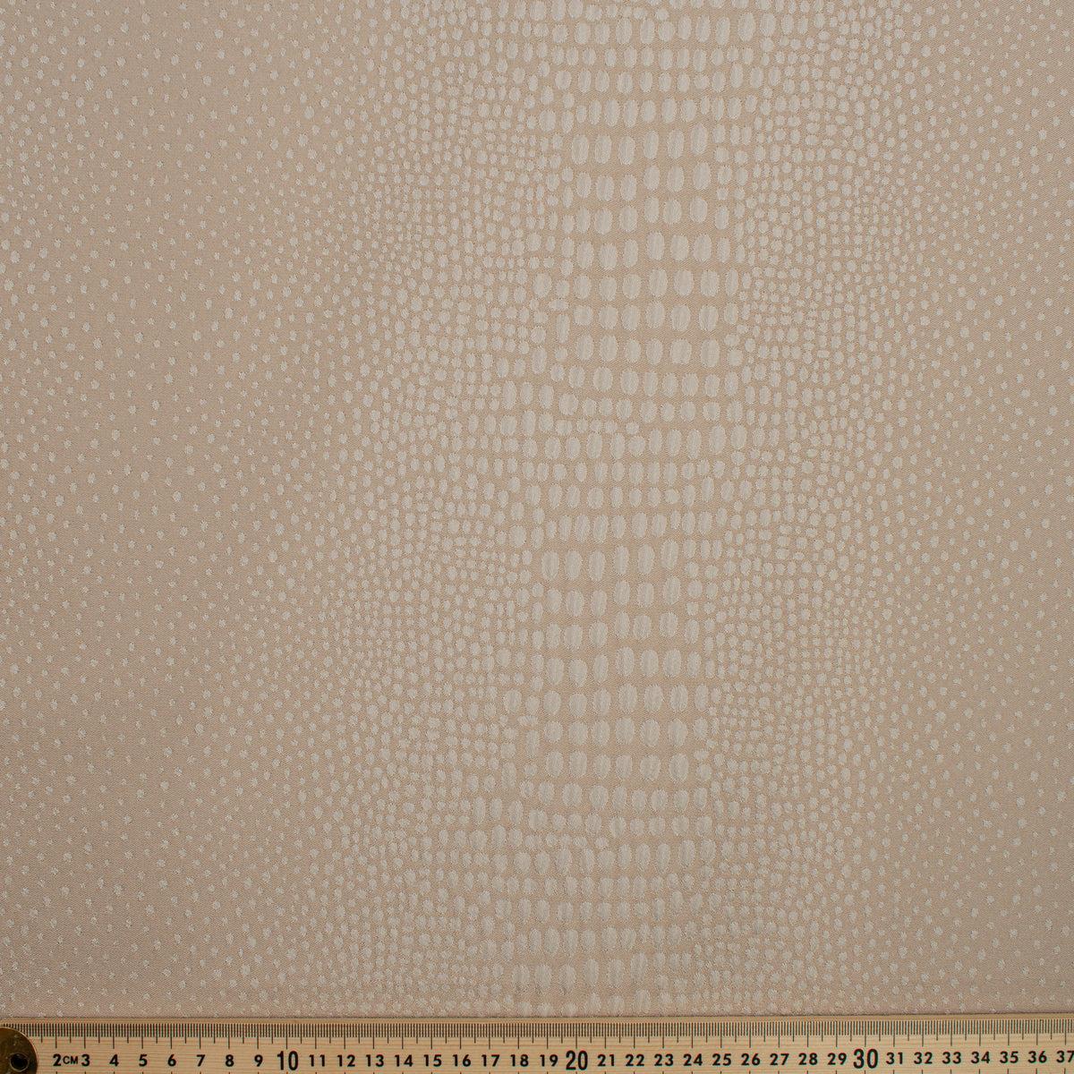 Abstract Animal Spots Suiting/Upholstery Jacquard in Beige