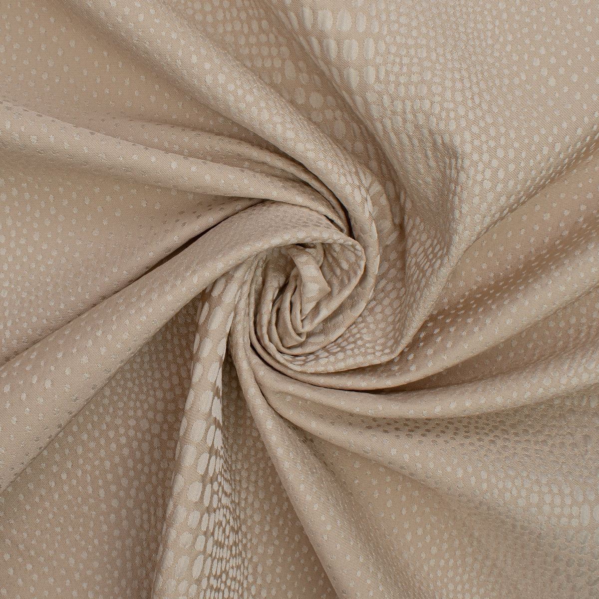 Abstract Animal Spots Suiting/Upholstery Jacquard in Beige