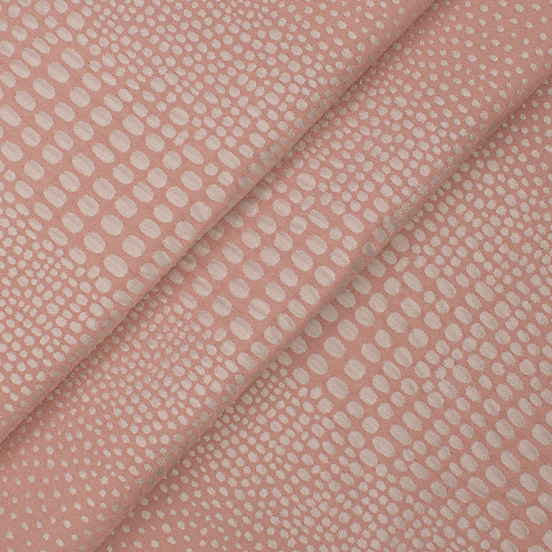 Abstract Animal Spots Suiting/Upholstery Jacquard in Light Peach