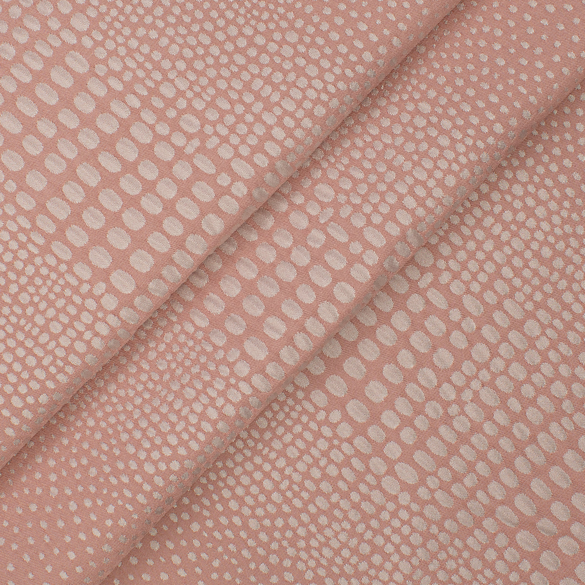 Abstract Animal Spots Suiting/Upholstery Jacquard in Light Peach