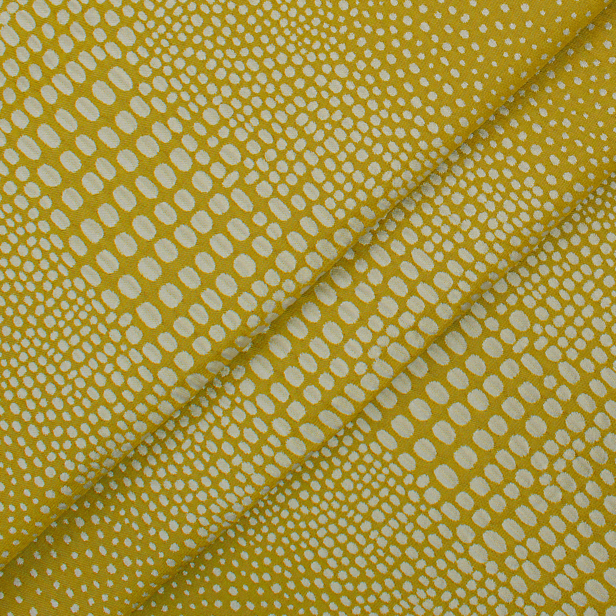 Abstract Animal Spots Suiting/Upholstery Jacquard in Chartruesse