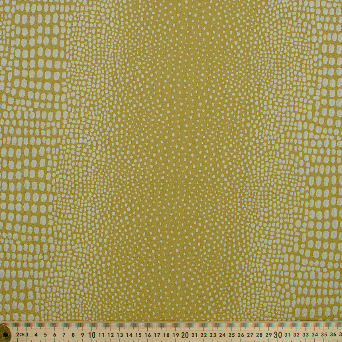 Abstract Animal Spots Suiting/Upholstery Jacquard in Chartruesse