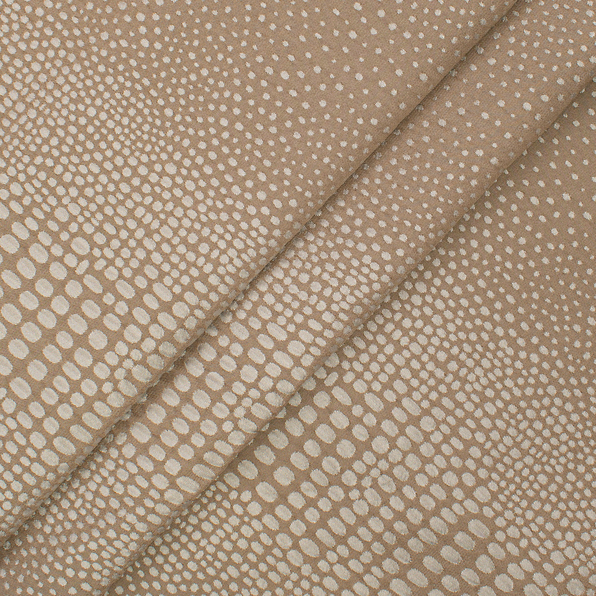 Abstract Animal Spots Suiting/Upholstery Jacquard in Taupe