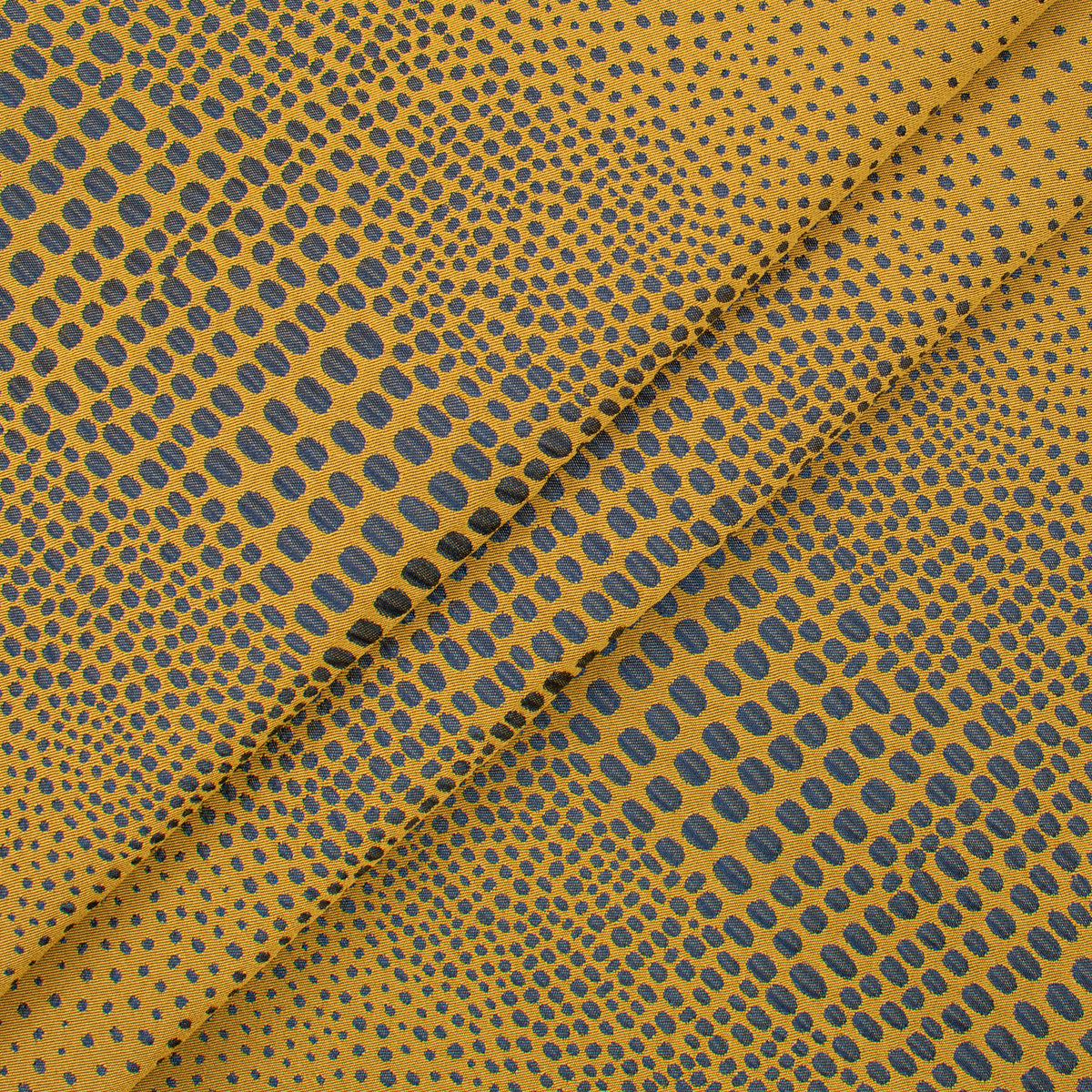 Abstract Animal Spots Suiting/Upholstery Jacquard in Yellow