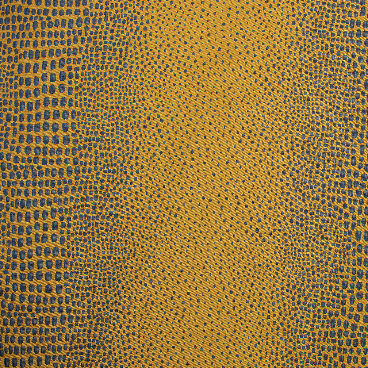 Abstract Animal Spots Suiting/Upholstery Jacquard in Yellow