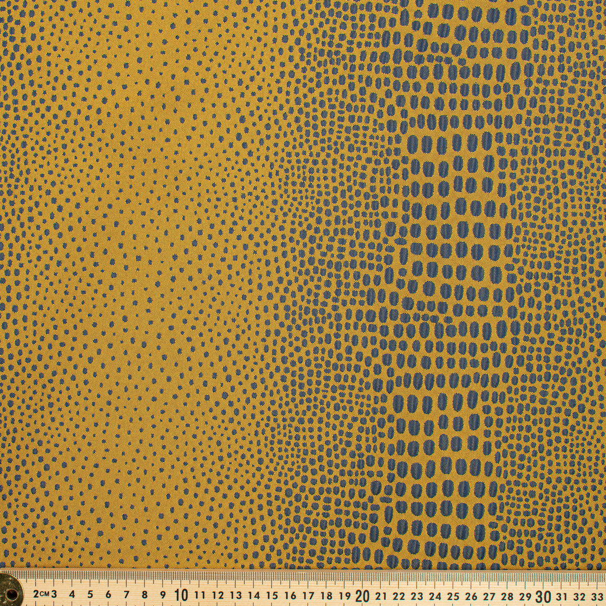 Abstract Animal Spots Suiting/Upholstery Jacquard in Yellow