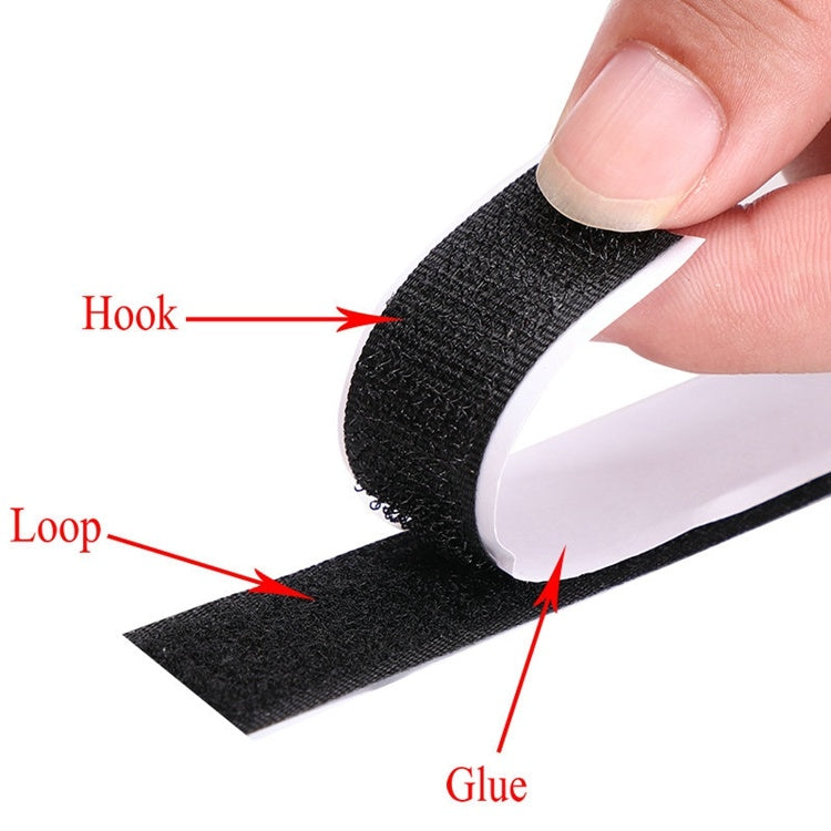 Hook & Loop Tape Self-stick Adhesive Velcro Fastener 25m Roll