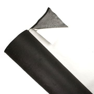 Self Adhesive Sticky Back Felt - Black 100cm Wide